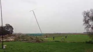 PI4M CQWW 2013 Crank up 10mtr. tower