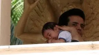 Tusshar Kapoor&rsquo;s Son Laksshya Sleeping On His Father's Shoulder ! First Pic !
