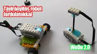Lego WeDo 2.0 Double Motors Steerable Car controlled | Code and Building Instructions