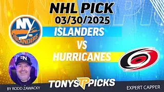 New York Islanders vs Carolina Hurricanes 3/30/25 NHL Pick Prediction
