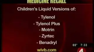 Tylenol recall
