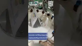 CX-XLD Automatic 20ml vial filling stoppering and capping machine #vialfillingmachine