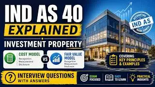 IND AS 40 Explained | Investment Property: Cost Model, Fair Value & Interview Questions