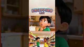 🛒🎶 SHOPPING LIST  🎶🛍️ #shrots #music #shortvideo