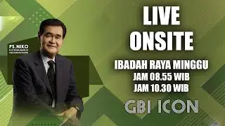 Pdt. DR. Ir. Niko Njotorahardjo, IBADAH RAYA ONSITE GBI ICON