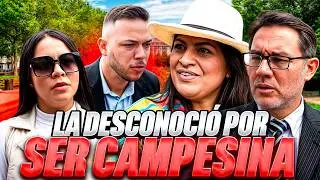 LLEVÓ UN REGALO PARA LA BODA DE SU HIJO, PERO ÉL LA NEGÓ POR SER CAMPESINA.