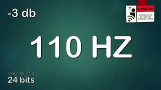 110 Hz Prueba de Audio | 🔊ULTRA TEST DE GRAVES | 🔊ULTRA BASS TEST