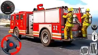 US Firefighter Truck Rescue 3D | Realistic Firefighting Simulator Gameplay