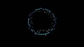 Neon ring flash Visual Effect | Background Motion | Free Footage