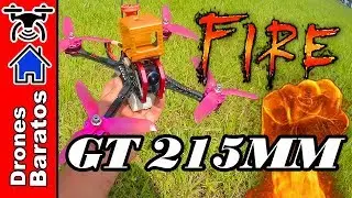 VUELO GT 215MM Fire Dancer Espa&ntilde;ol - Drone Carreras Mejor Precio Calidad 2018