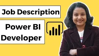 𝐏𝐨𝐰𝐞𝐫 𝐁𝐈 Developer Job Description Step-by-step (Hindi)