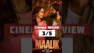 Maalik Movie Hit or Flop | RajKumar Rao, Manushi Chillar| Cinema Review | #maalikmovie #review