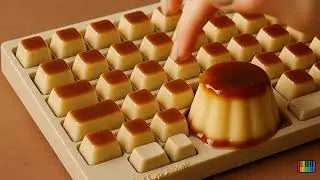 【ASMR】10+ Slimy & Jelly Edibles Keyboard Tapping - Part 1 / 史萊姆 & 果凍鍵盤