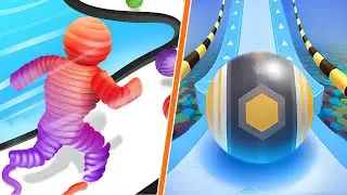 Rope-Man Run | Action Balls - All Level Gameplay Android,iOS - NEW APK MEGA UPDATE