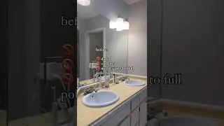 from DARK to BRIGHT #bathroomremodel #construction #designbuild #beforeandafter