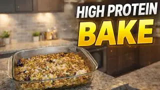 High Protein Chicken & Eggplant Bake | Easy, Healthy & Delicious