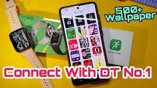 How To Connect DTNO.1 Smartwatch With Wear Pro | Install 500+ Custom watch face in Dt no 1
