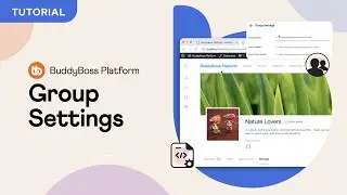 How to configure Group Settings within the Platform?