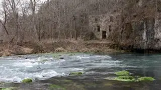 Welch Spring Hospital Ruins in Winter