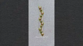Beautiful & unique borderline design #stitch #embroidery #borderlinedesign