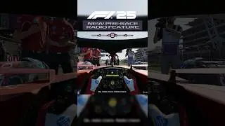 NEW Pre-Race Radio Feature in the F1 25 Game! #shorts #f1 #f1shorts