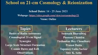 Cosmic Dawn - 1 (School on 21-cm Cosmology & Reionization, 2021 )