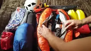 Loading the ABS P.RIDE for a backcountry mission