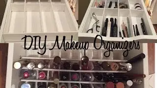 DIY | Makeup Drawer Organizers