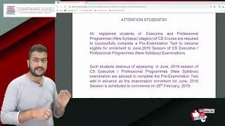 Latest ICSI Updates - CS Foundation Results, Pre-Exam Test and many more !!