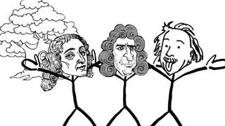 Einstein, Newton and Pascal joke