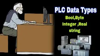 पीएलसी डेटाटाइप || PLC DATATYPES WITH EXAMPLE IN HINDI ||BOOL ,BYTE INTEGER , REAL ,STRING ||