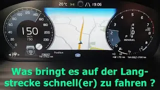 Was bringt es auf der Autobahn schnell(er) fahren zu wollen?