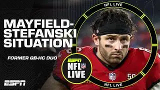 BEST MOVE for Mike McDaniel becoming Chargers OC + Baker Mayfield-Kevin Stefanski drama 🏈 | NFL Live