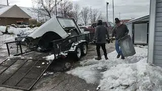 Scrap Metal drop off of furnace and water heater plus pickup and drop off of a truck box.