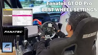 Forza Horizon 5 Fanatec GT DD Pro Best Wheel Settings on PS5