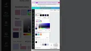 How to create a gradient button in Canva