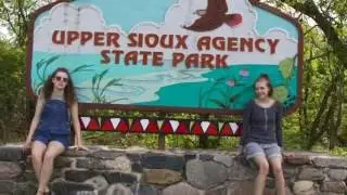 Tipi camping at Upper Sioux Agency State Park Minnesota