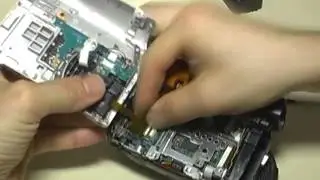 Cambio flex de pantalla en Handicam Sony HC52 (sin imagen).