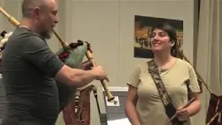 Gaitas de fuelle y paisaje. Rosa Sánchez y Pablo Carpintero.