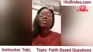 Faith Based Questions by Tobi &bull; HBO International