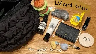 LV card holder : mini wallet for me #louisvuittoncardhoder #louisvuitton