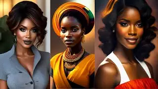 Most Beautiful girls of  African Country.Creat by AI#facetubeai