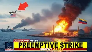 Venezuela SHOCKED! U.S. Navy Drones OBLITATED $950M Coastal Infrastructure in 58 Seconds #usnavy