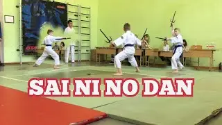 SAI NI NO DAN KATA KOBUDO КАТА С ОРУЖИЕМ САЙ