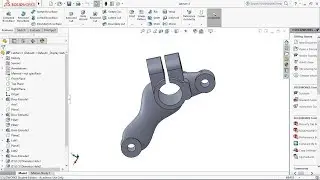 Tutorial Solidworks - Belajar Desain 3D #4 - Brake Lever - Solidworks 2017 (Fast Tutorial)