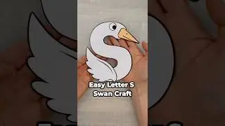 Letter S Swan Craft for Kids - Fun Letter Recognition Activity