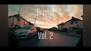 Bristol POV bike ride.  Whitchurch. Bedminster.  Sunrise. Ambient trance piano soundtrack.