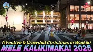 A Festive & Crowded Christmas in Waikiki 🌴 Hawaii John