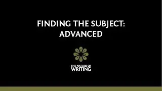 Finding the Subject: Advanced