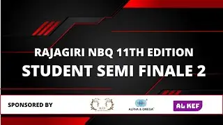 Rajagiri National Business Quiz 11th Edition - Student Semi Finale 2